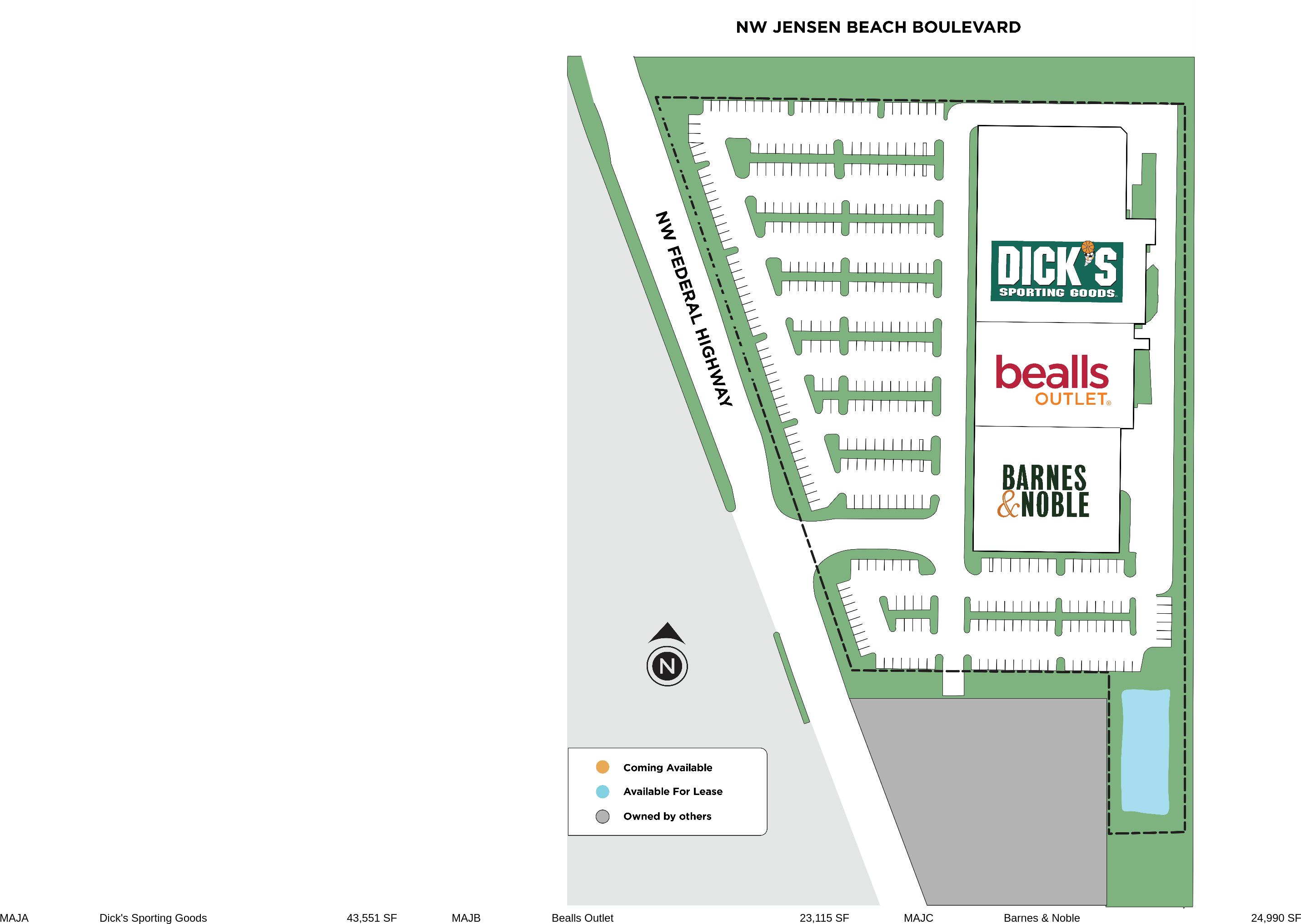 Treasure Coast Mall Map Jensen Beach - Fl - Treasure Coast Commons